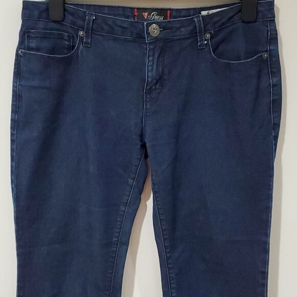 Guess Grace fit low rise straight leg dark wash jeans - Picture 2 of 7